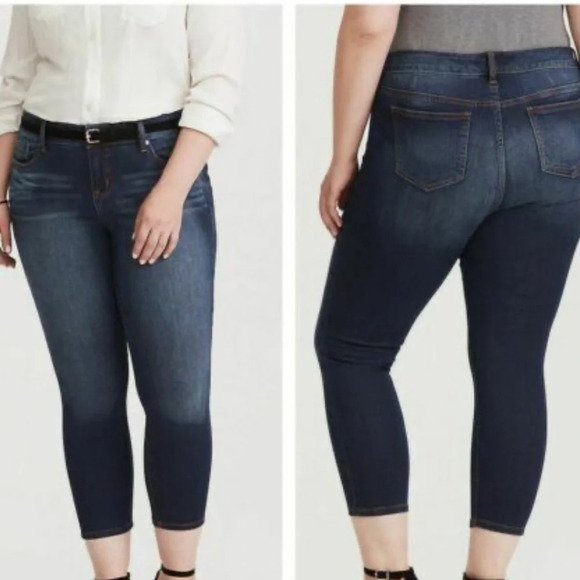 Torrid Ankle Skinny Denim Jeans - Picture 1 of 8